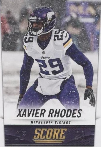 2014 Score Xavier Rhodes #125