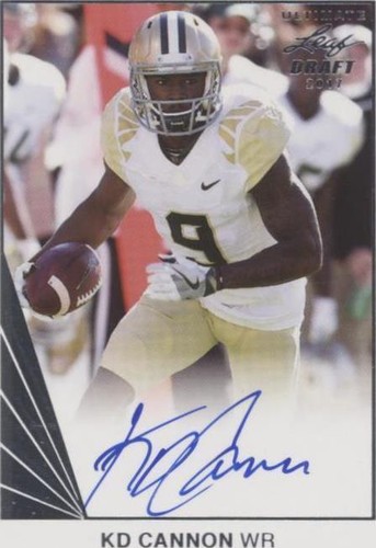 2017 Leaf Ultimate Draft KD Cannon #UBA-KDC