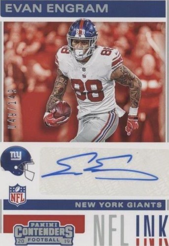 2019 Panini Contenders Evan Engram #NI-EE