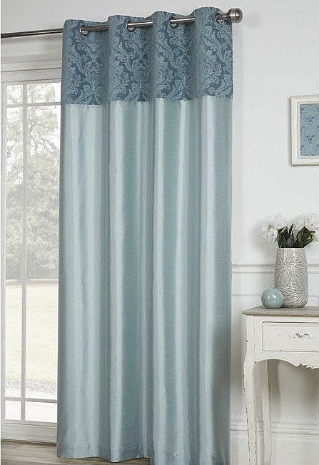 Darcy Jaquard Damask Top Border Fully Lined Panel 54 X 86 Less