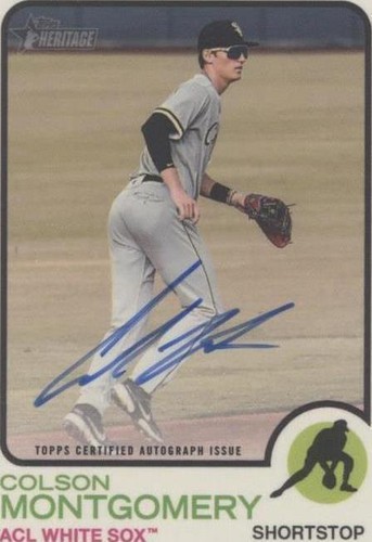 2022 Topps Heritage Minor League Edition - Colson Montgomery #ROA-CMY