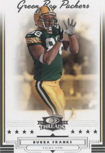 2006 Donruss Threads Bubba Franks #123