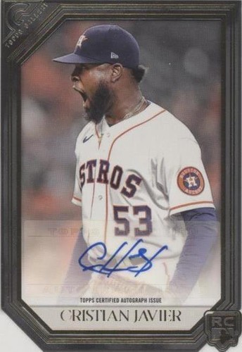 2021 Topps Gallery - Cristian Javier #RA-CJ