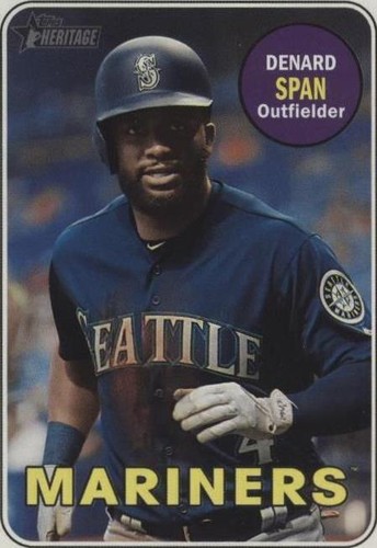 2018 Topps Heritage High Number - Denard Span #618