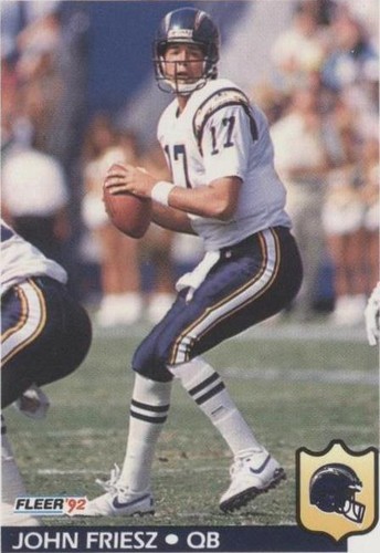 1992 Fleer John Friesz #358