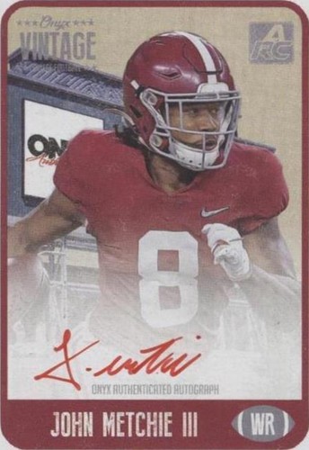 2021 Onyx Vintage John Metchie III #CAJM