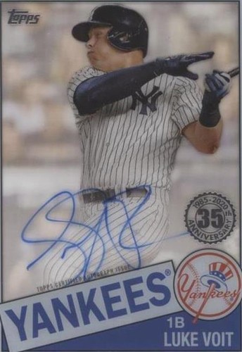 2020 Topps Clearly Authentic Autographs - Luke Voit #TBA-LV