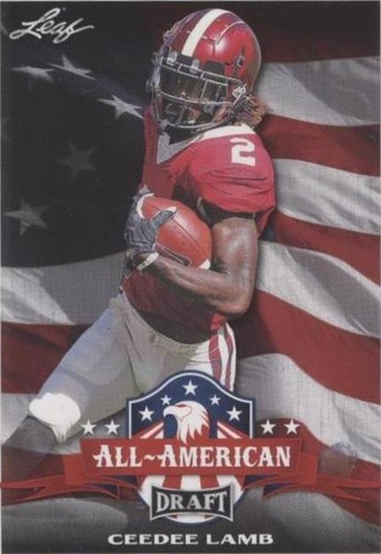 2020 Leaf Draft CeeDee Lamb #66