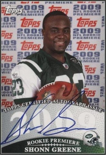 2009 Topps Shonn Greene #RPA-SG