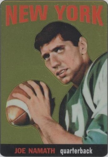 2012 Topps Chrome Joe Namath #122