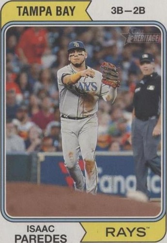 2023 Topps Heritage - Isaac Paredes #458