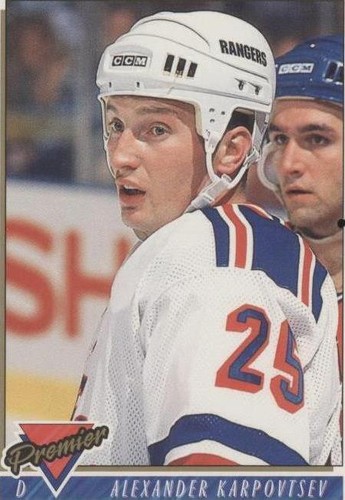 1993-94 Topps Premier - Alexander Karpovtsev #358