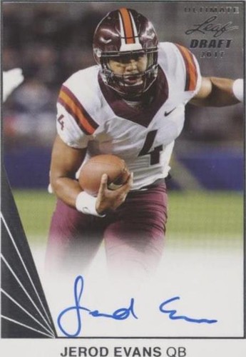 2017 Leaf Ultimate Draft Jerod Evans #UBA-JE1