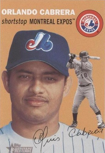 2003 Topps Heritage - Orlando Cabrera #292