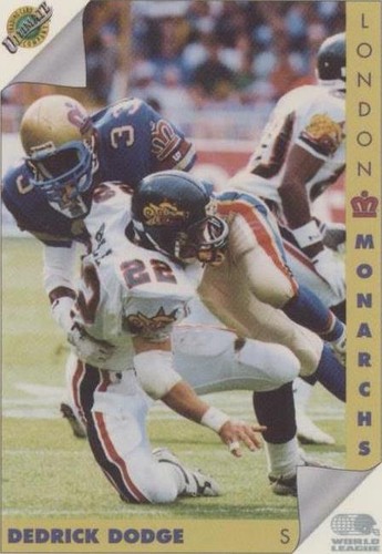 1992 Ultimate World League of American Football Dedrick Dodge #61