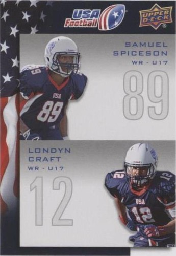 2014 Upper Deck USA Football Londyn Craft Samuel Spiceson #111