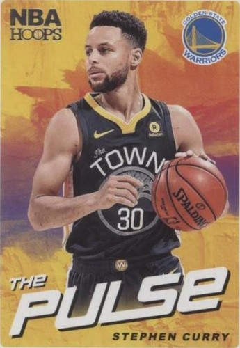 STEPHEN CURRY 2018-19 PANINI NBA HOOPS #1 THE PULSE GOLDEN