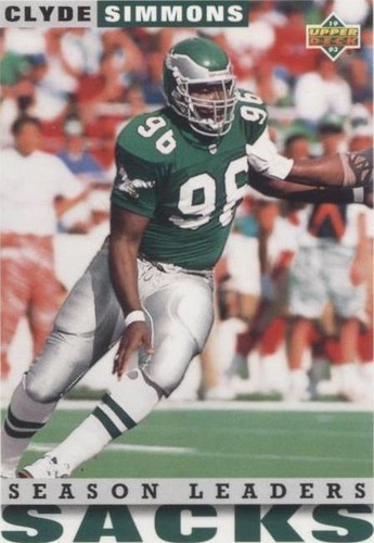 1993 Upper Deck Clyde Simmons #422