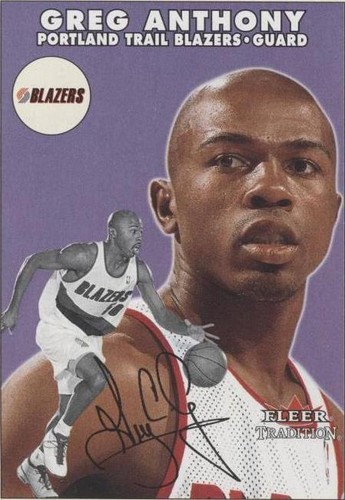 2000-01 Fleer Tradition - Greg Anthony #204