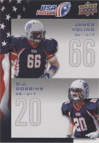 2014 Upper Deck USA Football D.J. Dobbins James Volino #121