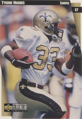 1997 Upper Deck Collector's Choice Tyrone Hughes #276