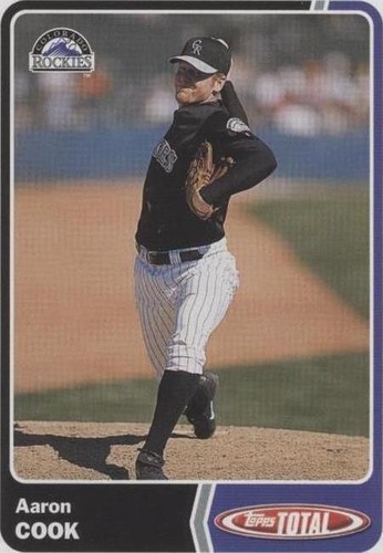 2003 Topps Total - Aaron Cook #123