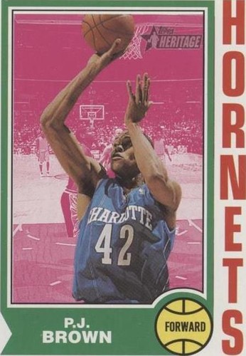 2001-02 Topps Heritage - P.J. Brown #47