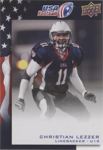 2014 Upper Deck USA Football Christian Lezzer #13