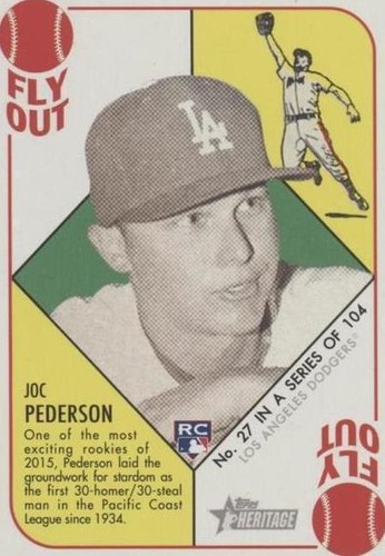 2015 Topps Heritage '51 - Joc Pederson #27