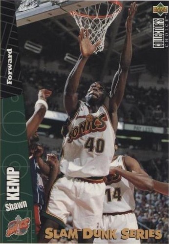 1996-97 Upper Deck Collector's Choice Nestlé Slam Dunk Series - Shawn Kemp #39