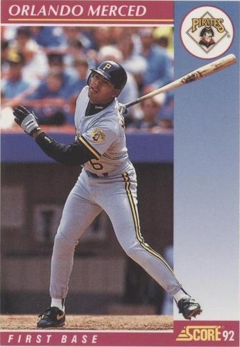 1992 Score - Orlando Merced #153
