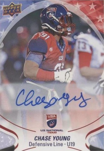 2017 Upper Deck USA Football Chase Young #7