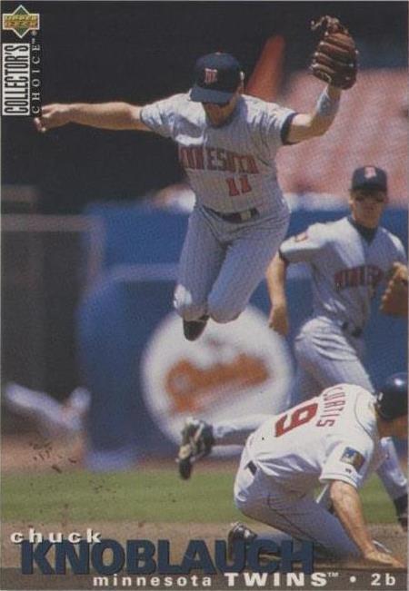 1995 Upper Deck Collector's Choice - Chuck Knoblauch #490