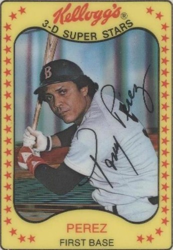 1981 Kellogg's 3-D Super Stars - Tony Perez #17