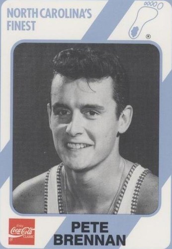 1989-90 Collegiate Collection/Coca-Cola North Carolina's Finest - Pete Brennan #78
