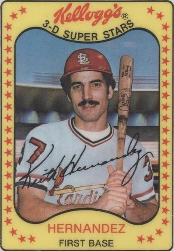 1981 Kellogg's 3-D Super Stars - Keith Hernandez #31