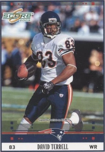 2005 Score David Terrell #50