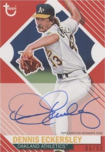 2021 Topps Brooklyn Collection - Dennis Eckersley #BKA-DE