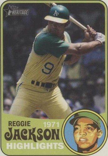 2018 Topps Heritage High Number - Reggie Jackson #RJH-2