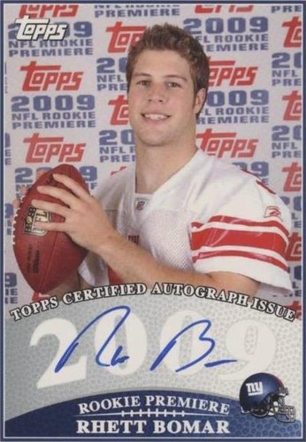 2009 Topps Rhett Bomar #RPA-RMB