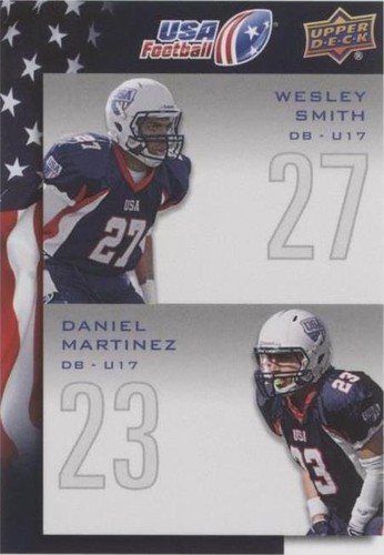 2014 Upper Deck USA Football Daniel Martinez Wesley Smith #127