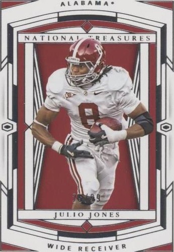 2020 Panini National Treasures Collegiate Julio Jones #25