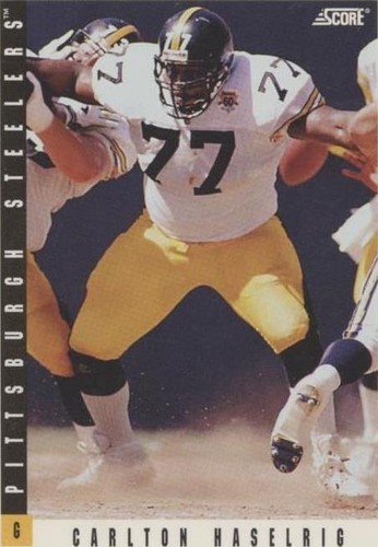 1993 Score Carlton Haselrig #210