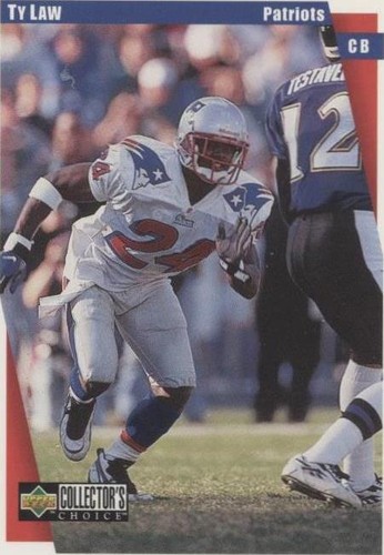 1997 Upper Deck Collector's Choice Ty Law #507