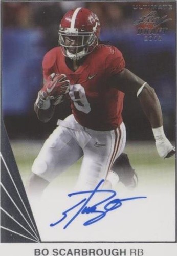 2018 Leaf Ultimate Draft Bo Scarbrough #BA-BS1