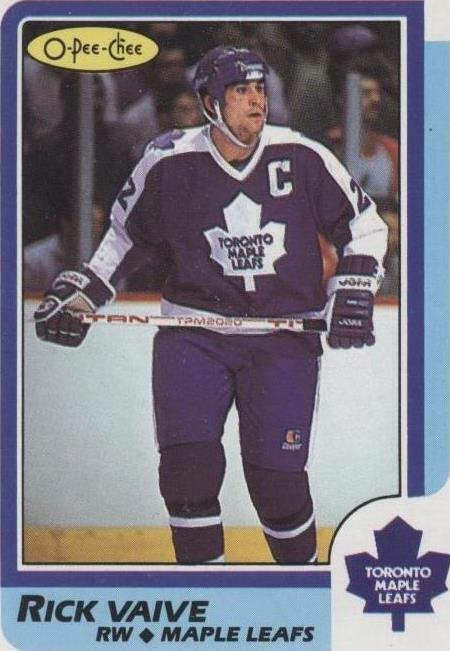 1986-87 O-Pee-Chee - Rick Vaive #191