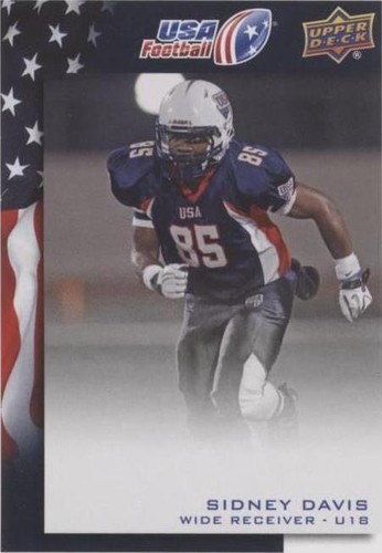 2014 Upper Deck USA Football Sidney Davis #74