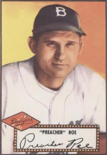 1983 Topps 1952 Reprint Series - Preacher Roe #66