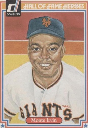 1983 Donruss Hall of Fame Heroes - Monte Irvin #15