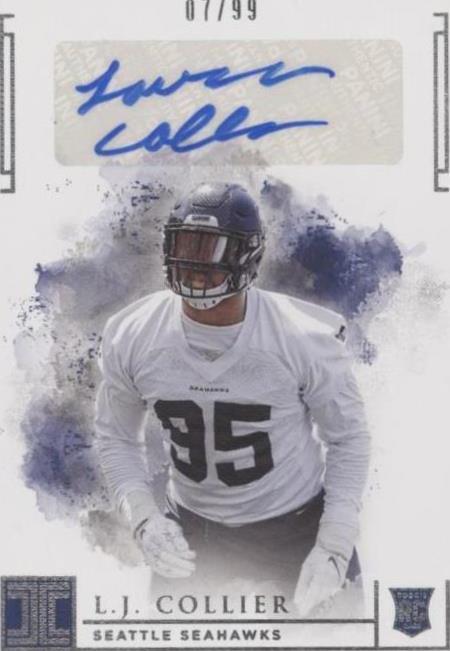 2019 Panini Impeccable L.J. Collier #167